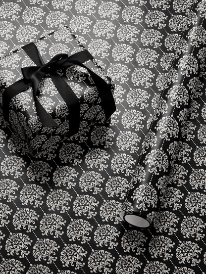 Elegant Damask Wrapping Paper Wedding Gift Wrap Paper Anniversary Gift for Her Holiday Wrapping Paper Romantic Gift Bridal Shower Gift