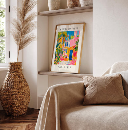 Matisse Inspired Church Art Print: Mid-Century Modern Catholic Poster
