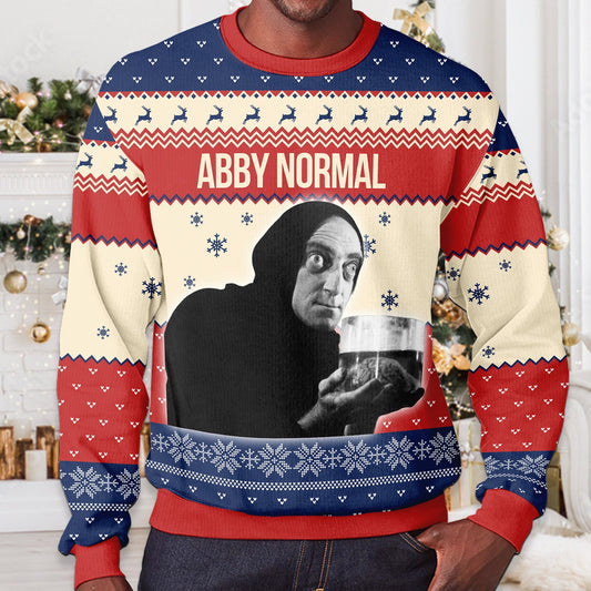 Young Frankenstein Christmas Ugly Sweater - Retro Movie Quote