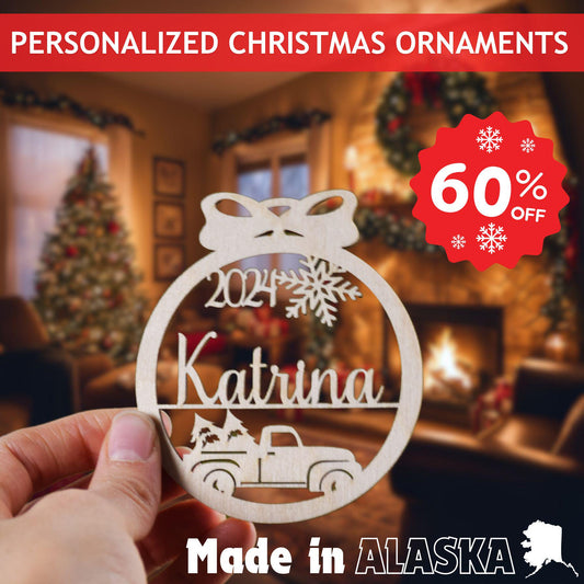 Personalized Christmas Ornament | Custom Gift Name Tag | Customized Name Ornament | Christmas Gift | Ornament 2025 | Gifts for Grandchild