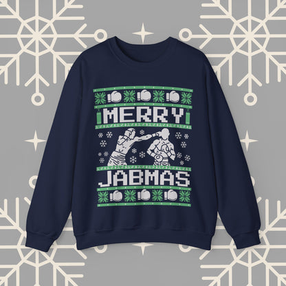 Merry Jabmas Ugly Christmas , Boxing Christmas Sweatshirt, Funny Boxer Shirt, Boxing Gift for Men and Women