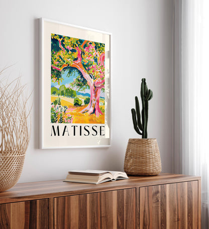 Henri Matisse Oak Tree Print: Rustic Landscape Painting