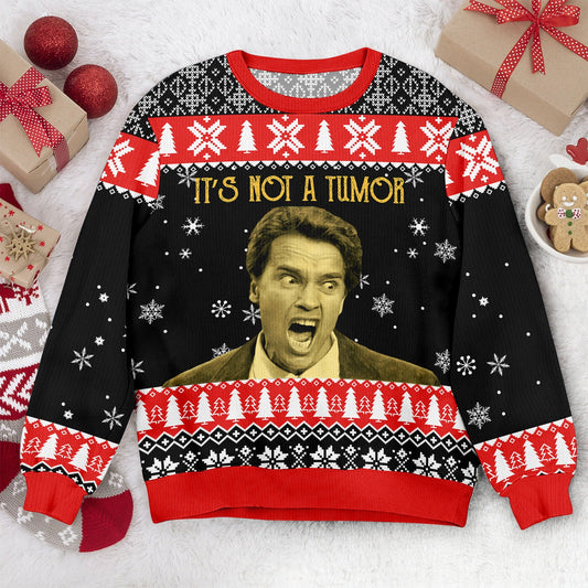 Kindergarten Cop Christmas Sweater: Retro Movie Quote Ugly Holiday Sweatshirt