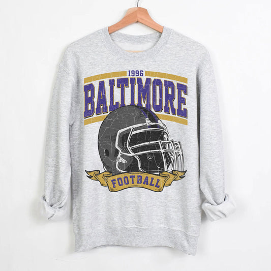 Vintage Baltimore Football Sweatshirt, Sunday are for Baltimore Football Retro Shirt,Game Day Shirt, Baltimore Football Shirt Game Day Shirt