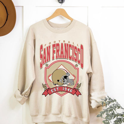 Vintage San Francisco shirt, Game Day apparel Football Fan Sport,San Francisco Football Fan shirt, San Francisco Football Shirt,Sunday Shirt