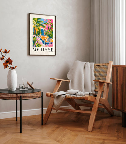 Henri Matisse print, Preppy art, Aesthetic poster for modern gallery exhibition art, Maximalist wall art, Luxury car art, Matisse cut outs