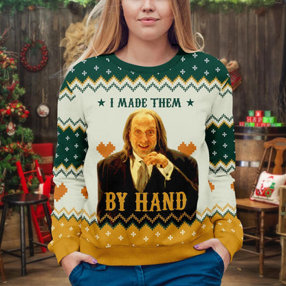 Scary Movie Ugly Christmas Sweater: Unisex Acrylic Wool Blend