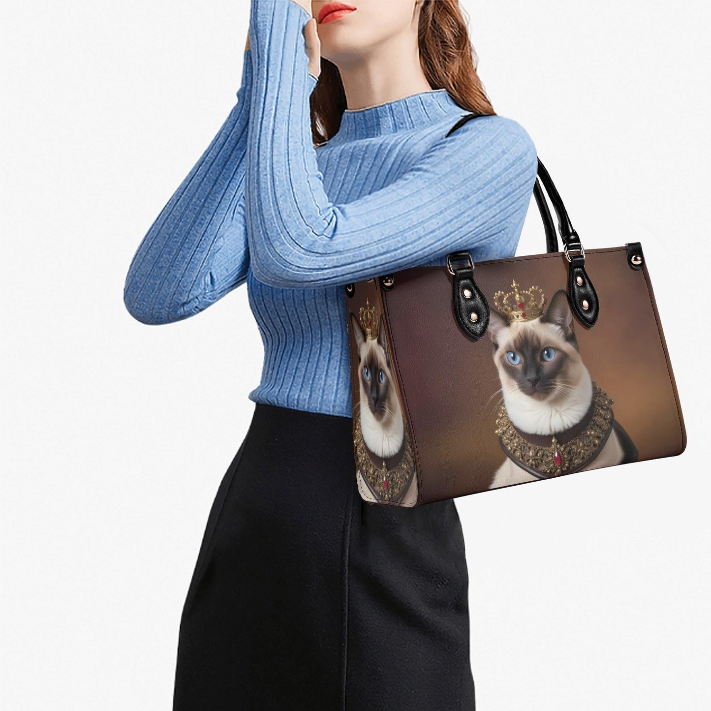 Siamese Cat Bag Cute Crossbody Bag Unique Purse Cute Purse, Luxury Bag Vegan Leather Bags Printed Designer Bag