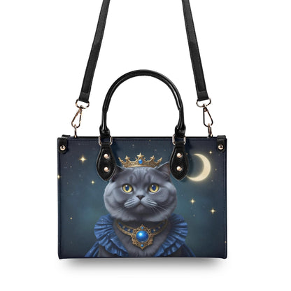 Starry Enchantress Cat Bag Cute Crossbody Bag Unique Purse Cute Purse, Luxury Bag Vegan Leather Bags Printed Designer Bag