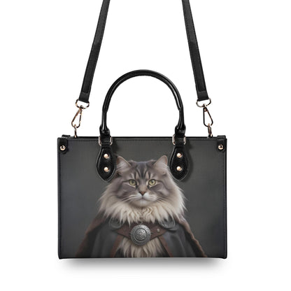 Noble Viking Cat Crossbody Bag - Unique Designer Purse, Cat Lover Gift for Women