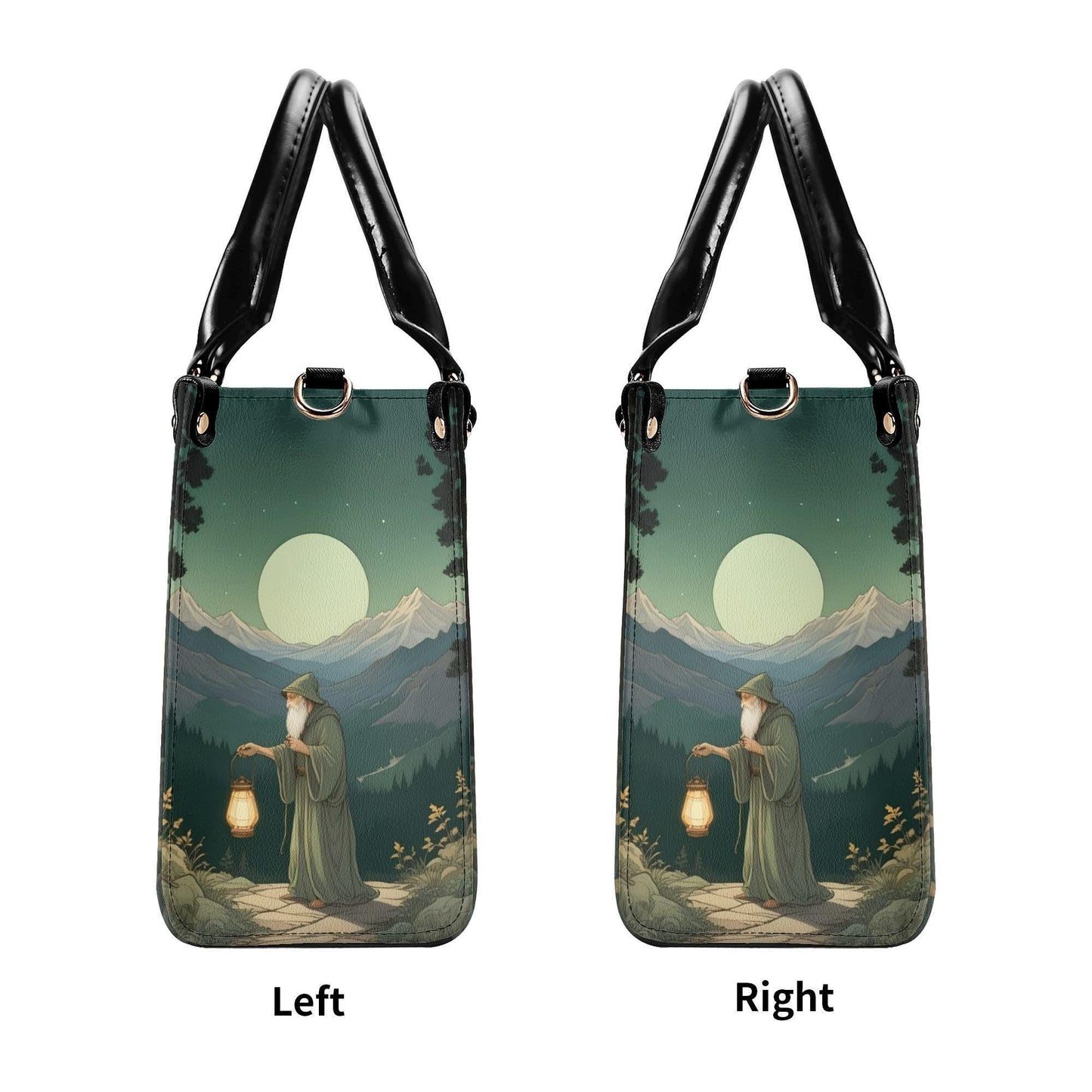Hermit Crossbody Bag - Unique Designer Purse, Mystical Vegan Leather Gift for Women