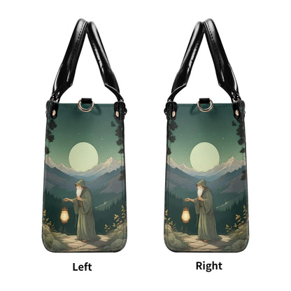 Hermit Crossbody Bag - Unique Designer Purse, Mystical Vegan Leather Gift for Women