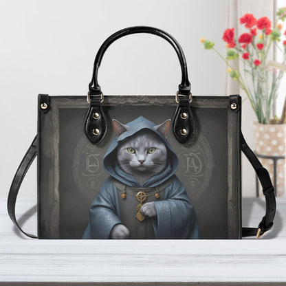 Medieval Alchemist Cat Bag Cute Crossbody Bag Unique Purse Cute Purse, Luxury Bag Vegan Leather Bags Printed Designer Bag