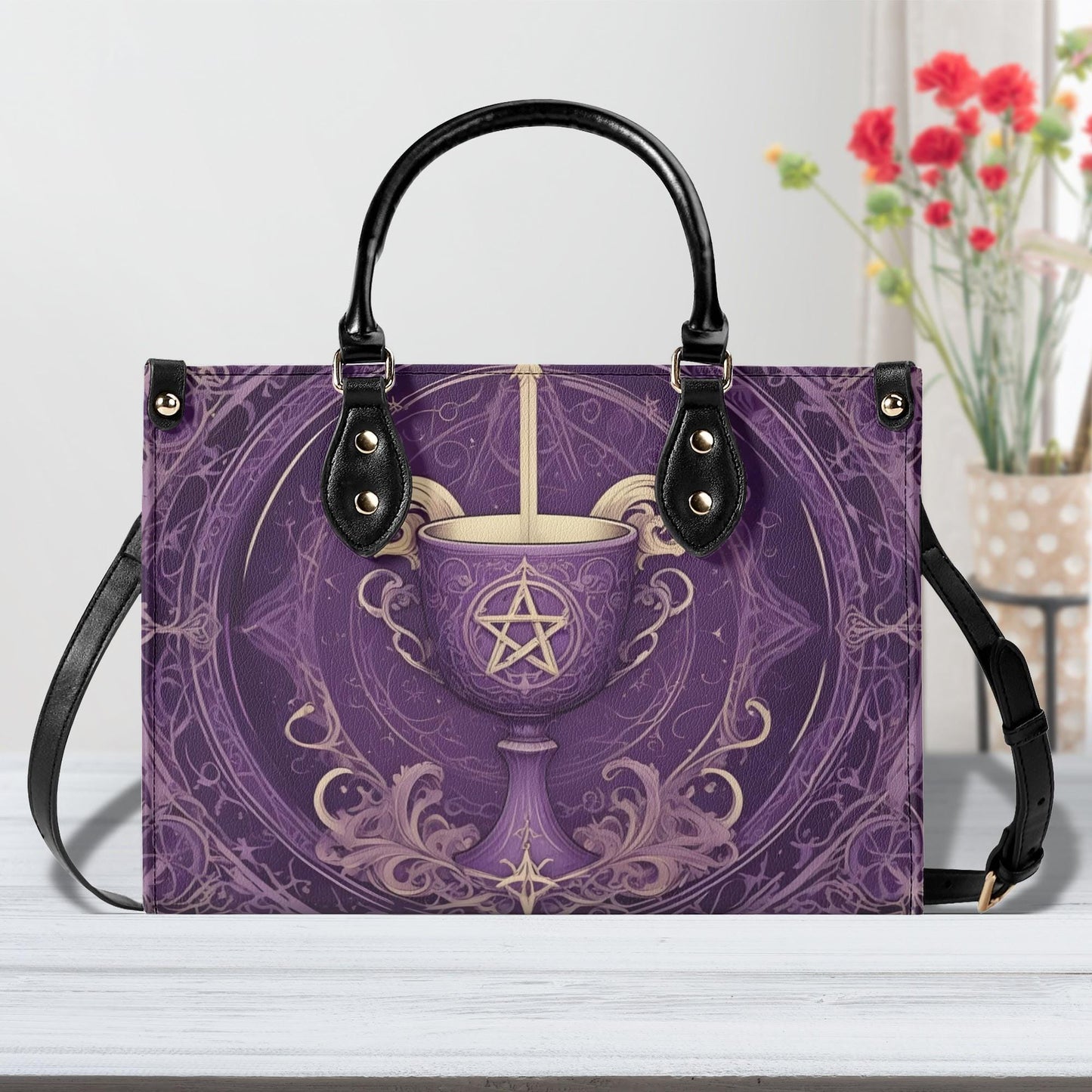 Magician Design Bag Cute Crossbody Bag Unique Purse Cute Purse, Luxury Bag Vegan Leather Bags Printed Designer Bag