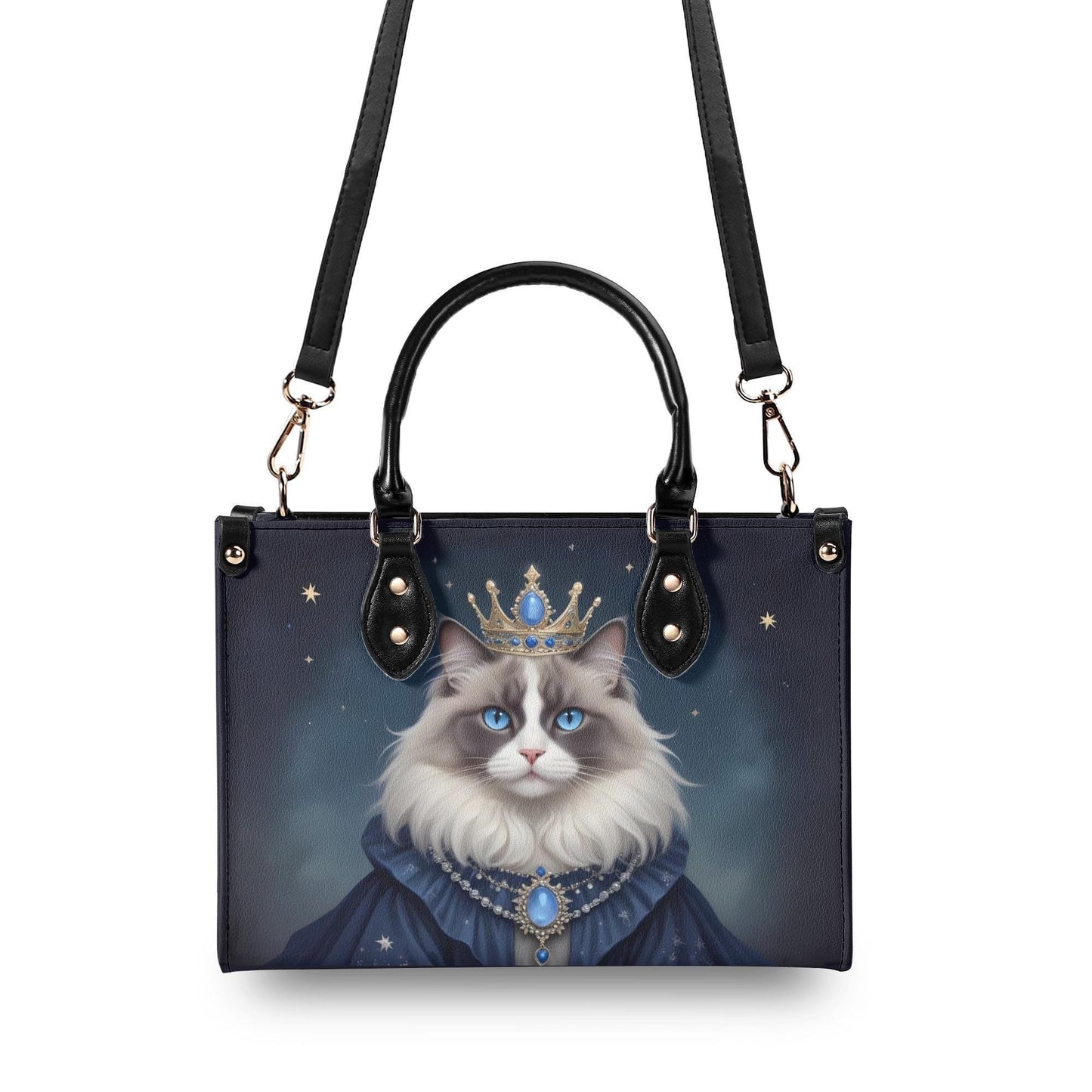 Ethereal Countess Cute Cat Bag Cute Crossbody Bag Unique Purse Cute Purse, Luxury Bag Vegan Leather Bags Printed Designer Bag