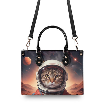 Astronaut Cat Bag Cute Crossbody Bag Unique Purse Cute Purse, Luxury Bag Vegan Leather Bags Printed Designer Bag