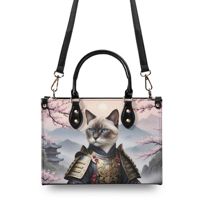 Samurai Cat Bag Cute Crossbody Bag Unique Purse Cute Purse, Luxury Bag Vegan Leather Bags Printed Designer Bag