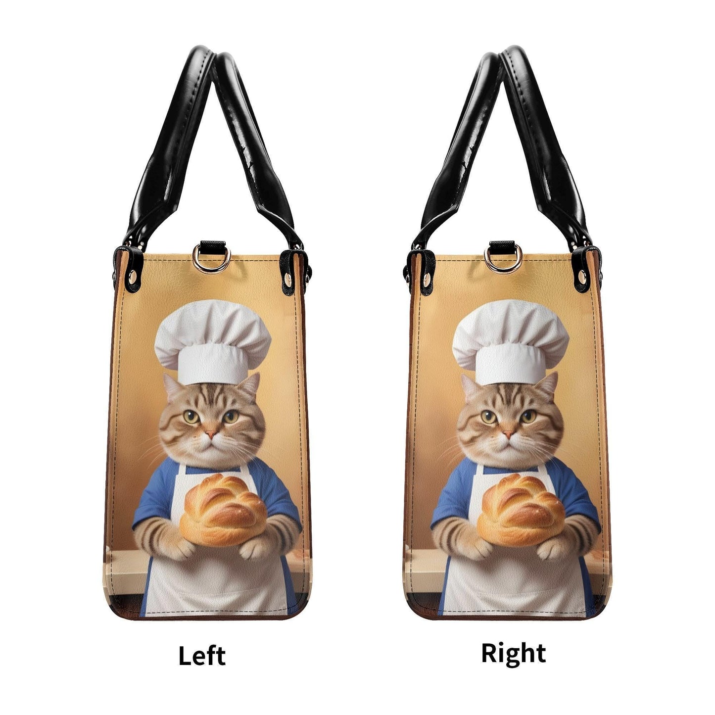 Baker Cat Bag Cute Crossbody Bag Unique Purse Cute Purse, Luxury Bag Vegan Leather Bags Printed Designer Bag