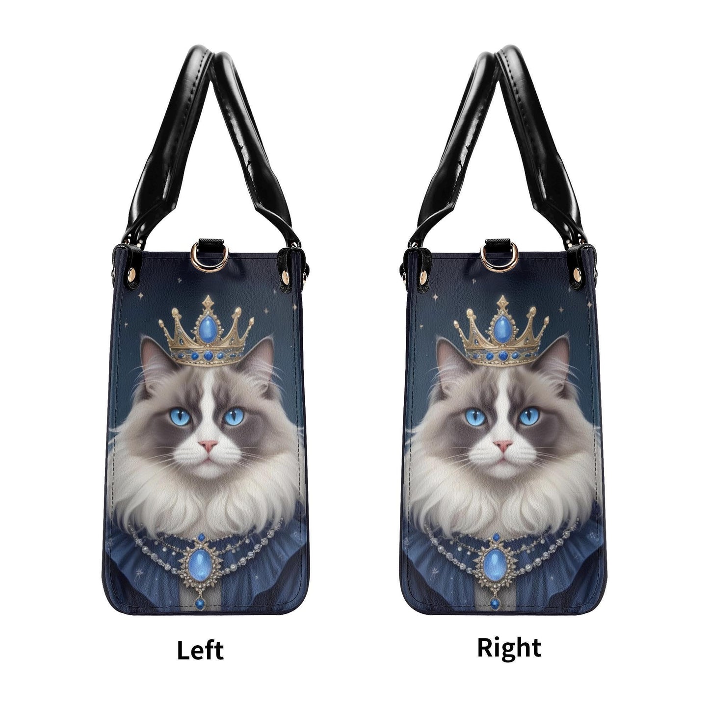 Ethereal Countess Cute Cat Bag Cute Crossbody Bag Unique Purse Cute Purse, Luxury Bag Vegan Leather Bags Printed Designer Bag
