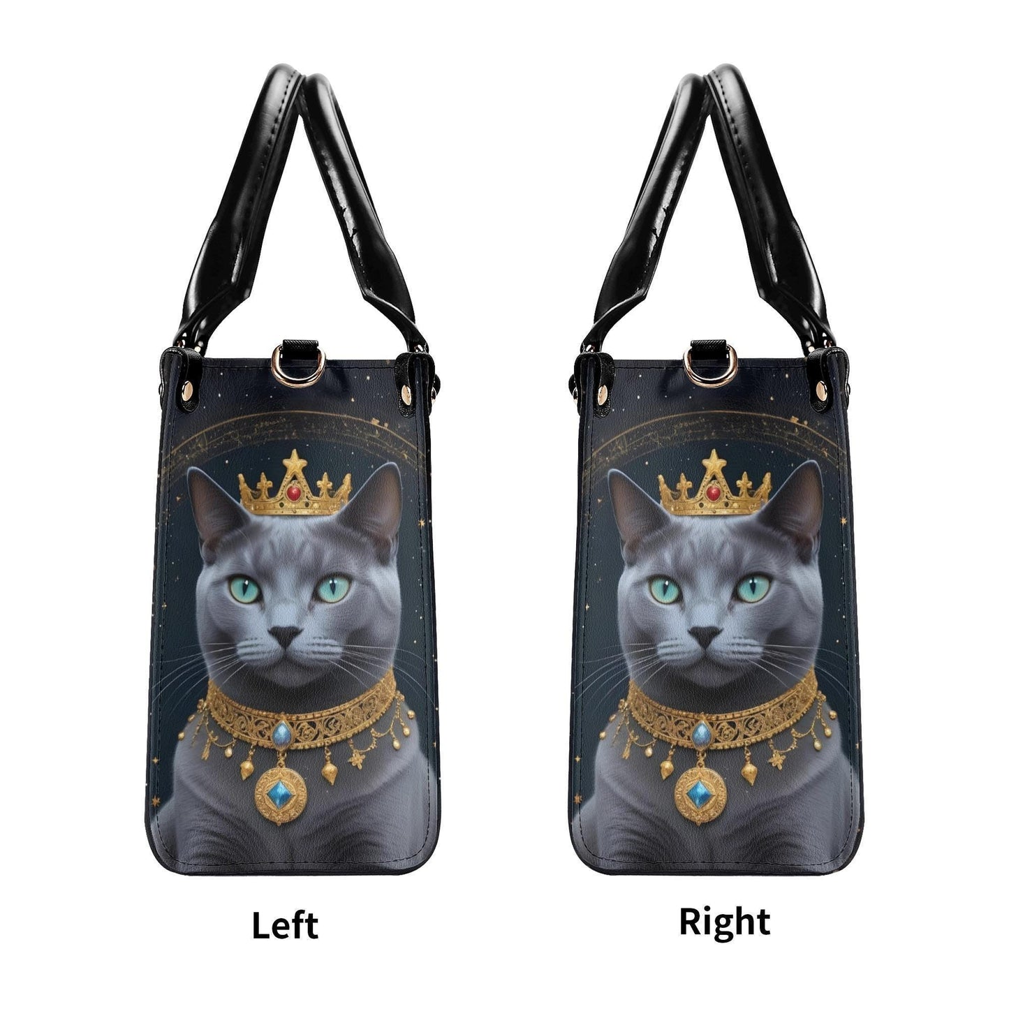 Astrological Noble Cat Bag Cute Crossbody Bag Unique Purse Cute Purse, Luxury Bag Vegan Leather Bags Printed Designer Bag