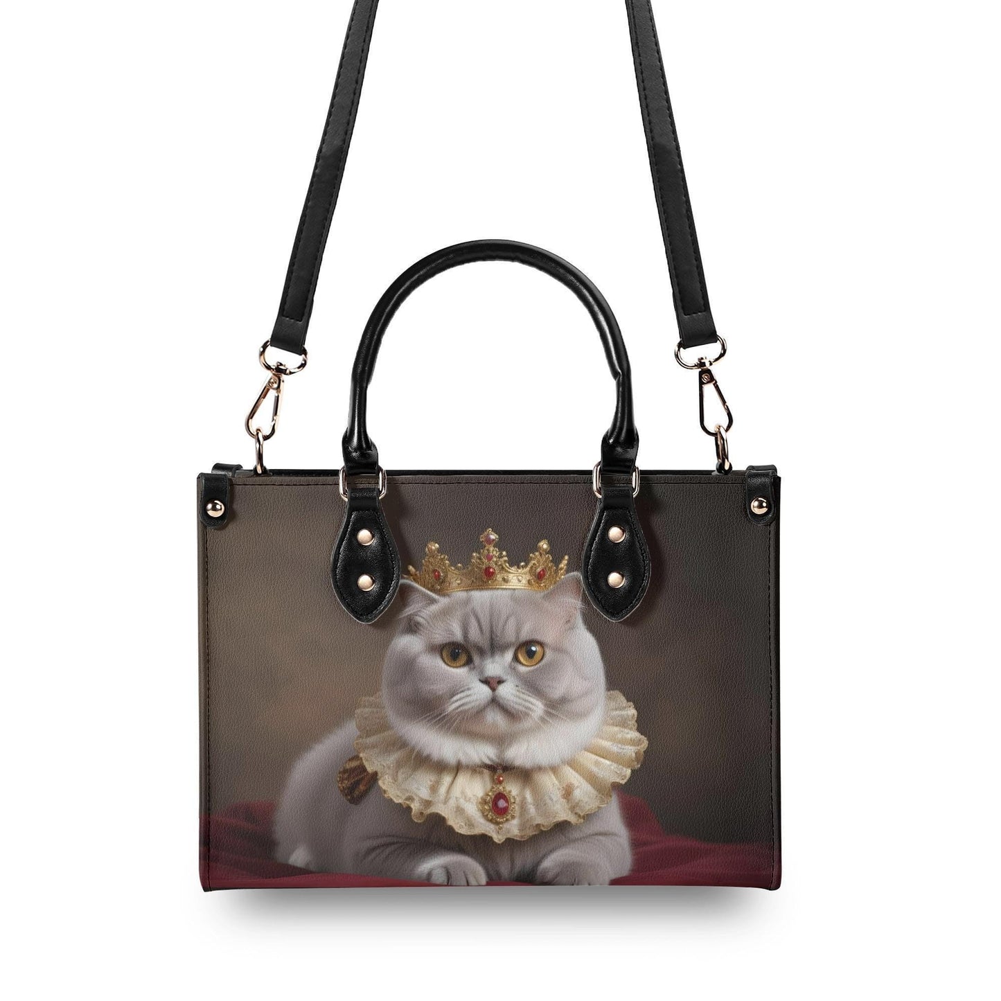 Scottish Fold Cat Bag Cute Crossbody Bag Unique Purse Cute Purse, Luxury Bag Vegan Leather Bags Printed Designer Bag