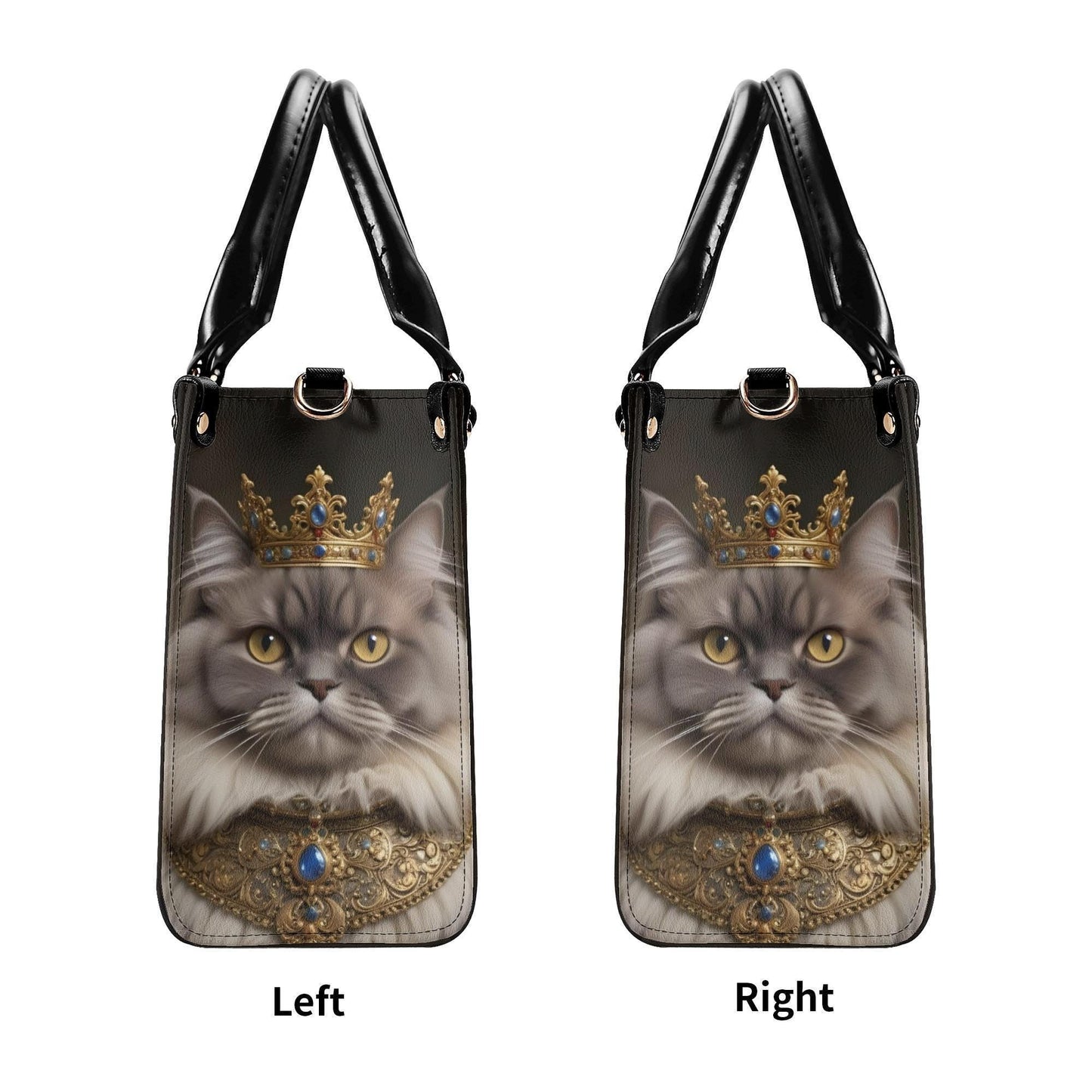 Royal Baroque Cat Bag Cute Crossbody Bag Unique Purse Cute Purse, Luxury Bag Vegan Leather Bags Printed Designer Bag