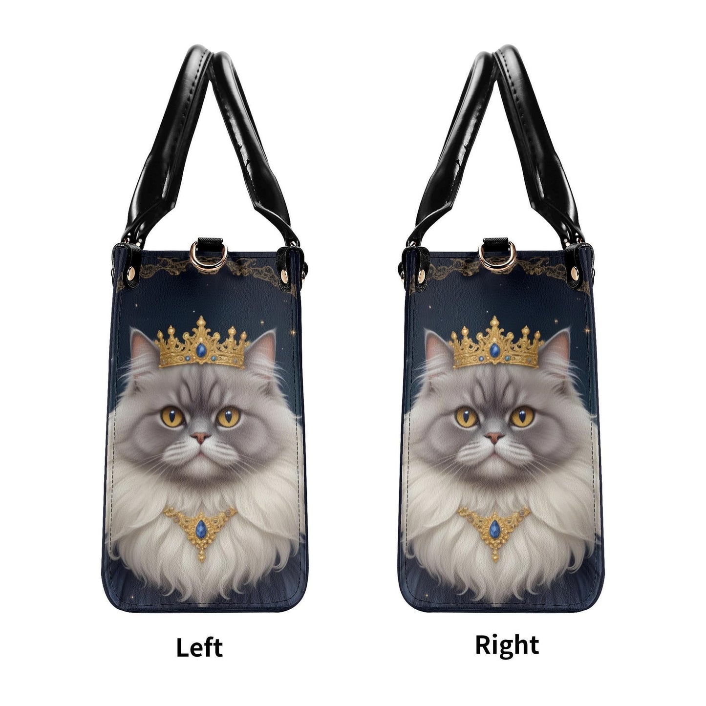 Celestial Duchess Cat Bag Cute Crossbody Bag Unique Purse Cute Purse, Luxury Bag Vegan Leather Bags Printed Designer Bag