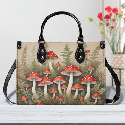 Mushroom Cluster Bag Cute Crossbody Bag Unique Purse Cute Purse, Luxury Bag Vegan Leather Bags Printed Designer Bag