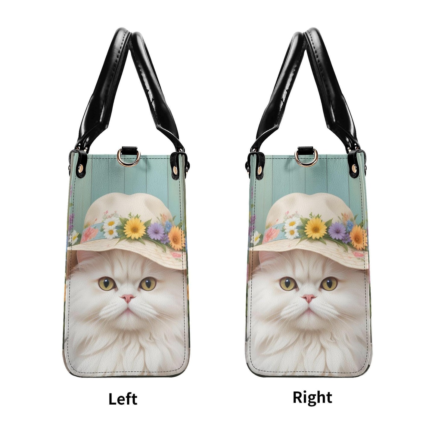Gardener Cat Bag Cute Crossbody Bag Unique Purse Cute Purse, Luxury Bag Vegan Leather Bags Printed Designer Bag