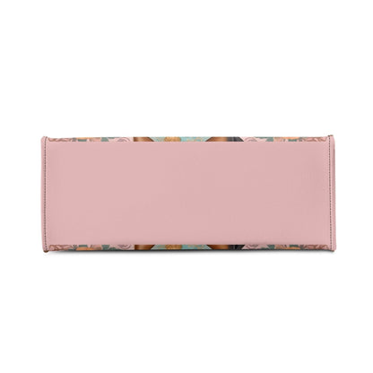Dachshund Dog in Bohemian Flower Crown Bag Cute Crossbody Bag Unique Purse Cute Purse, Luxury Bag Vegan Leather Bags Printed Designer Bag