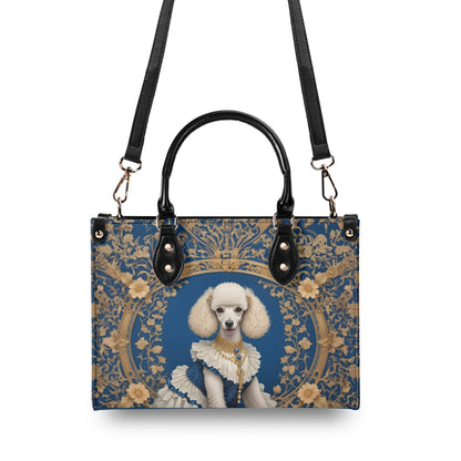 Queenly Poodle- Art Nouveau Royal Dog Portrait Bag Cute Crossbody Bag Unique Purse Cute Purse, Luxury Bag