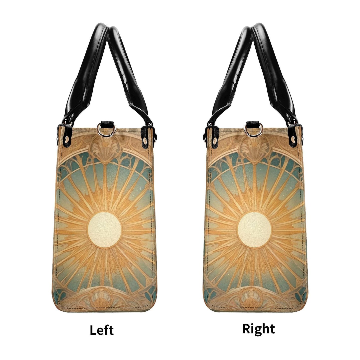Sun Art Nouveau Bag Cute Crossbody Bag Unique Purse Cute Purse, Luxury Bag Vegan Leather Bags Printed Designer Bag