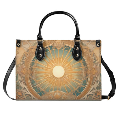 Sun Art Nouveau Bag Cute Crossbody Bag Unique Purse Cute Purse, Luxury Bag Vegan Leather Bags Printed Designer Bag