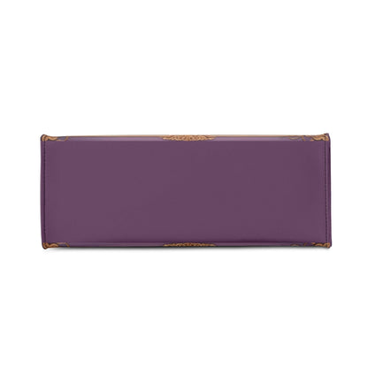 Orchids in Sunset Hues Crossbody Bag - Nature-Inspired Vegan Leather Purse, Unique Gift for Women