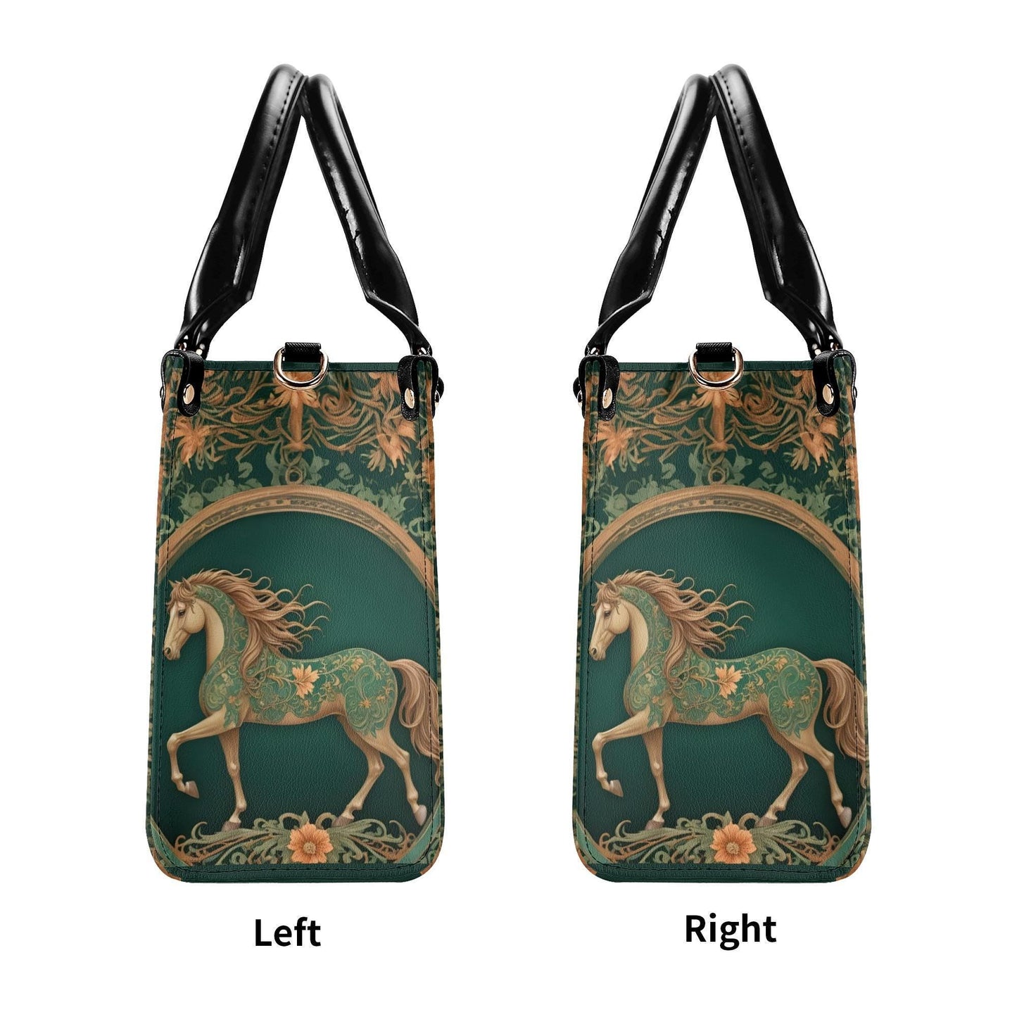 Elegant Horse Bag Cute Crossbody Bag Unique Purse Cute Purse, Luxury Bag Vegan Leather Bags Printed Designer Bag