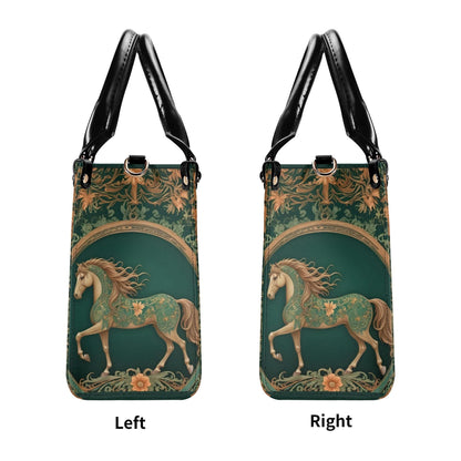 Elegant Horse Bag Cute Crossbody Bag Unique Purse Cute Purse, Luxury Bag Vegan Leather Bags Printed Designer Bag