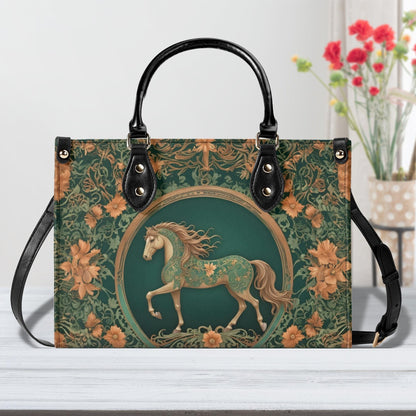 Elegant Horse Bag Cute Crossbody Bag Unique Purse Cute Purse, Luxury Bag Vegan Leather Bags Printed Designer Bag