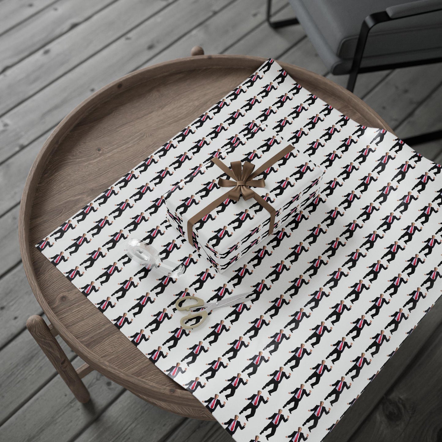 Wrapping Papers, Christmas Gift Wrap, Trump 47 Dancing Republican Gag Gift, Funny Paper, White Elephant Gifts