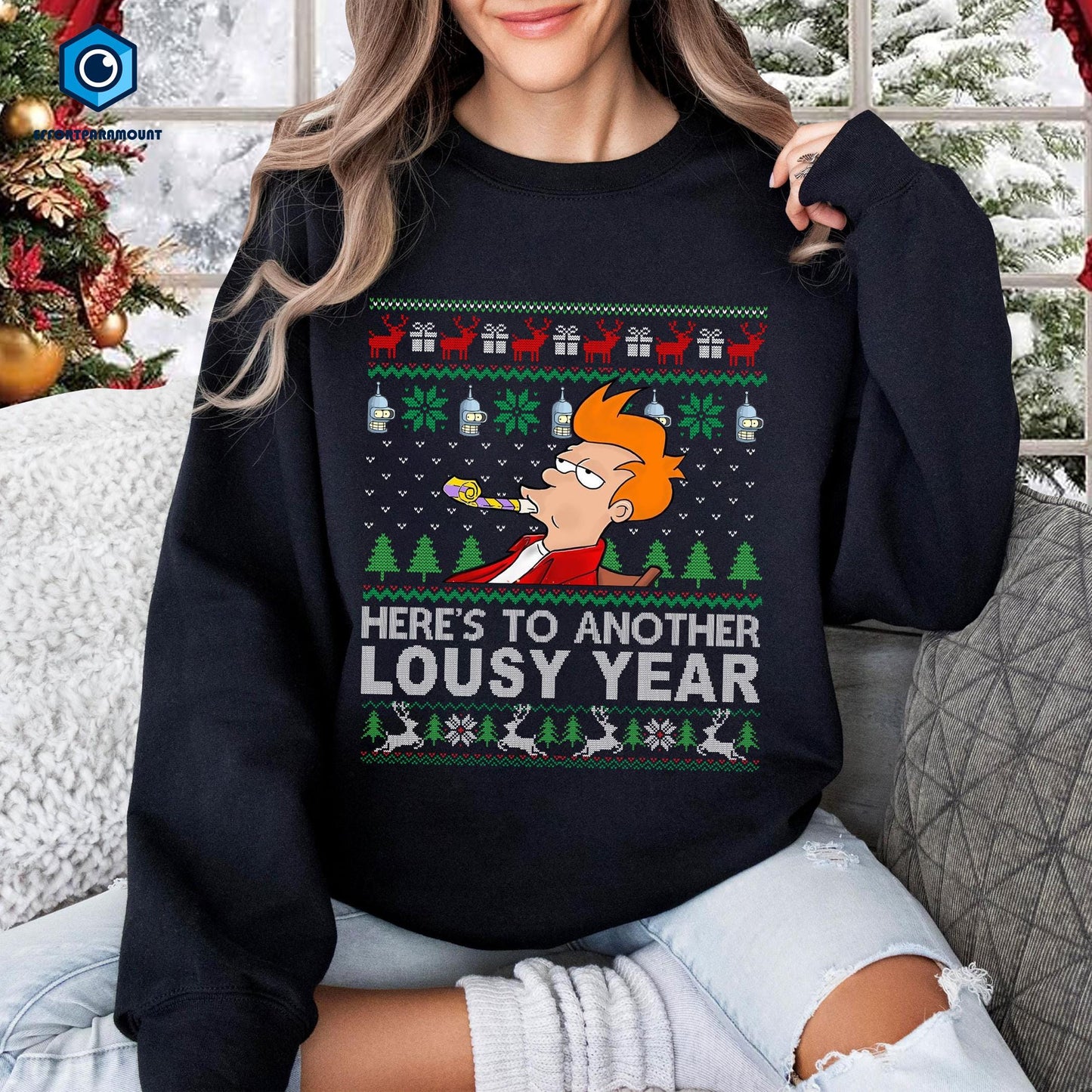 Futurama Christmas Sweatshirt, Bender Christmas Shirt, Beery Christmas Everyone Ugly Christmas Shirt, Christmas Gifts, Futurama Xmas Shirt