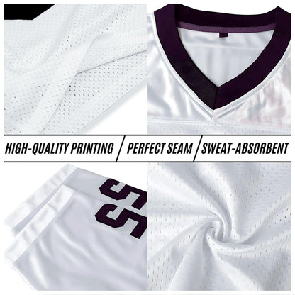Personalized Name Number Logo Football Jersey Custom Jersey Colors Team Uniform Shirt For Adult Kid, Football Fan Tee Concert outfit