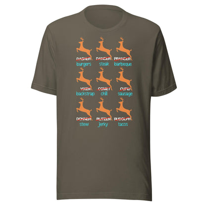 Funny reindeer shirt, Christmas hunting shirt,  gift for hunting man, hunting humor shirt, gift for dad grandpa