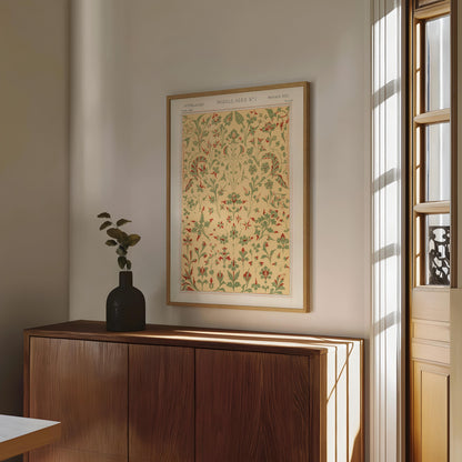 Antique French Botanical Pattern Poster Owen Jones Abstract Wall Art Boho Art Style Print Living Room Wall Art Decor Mid Century Modern Art