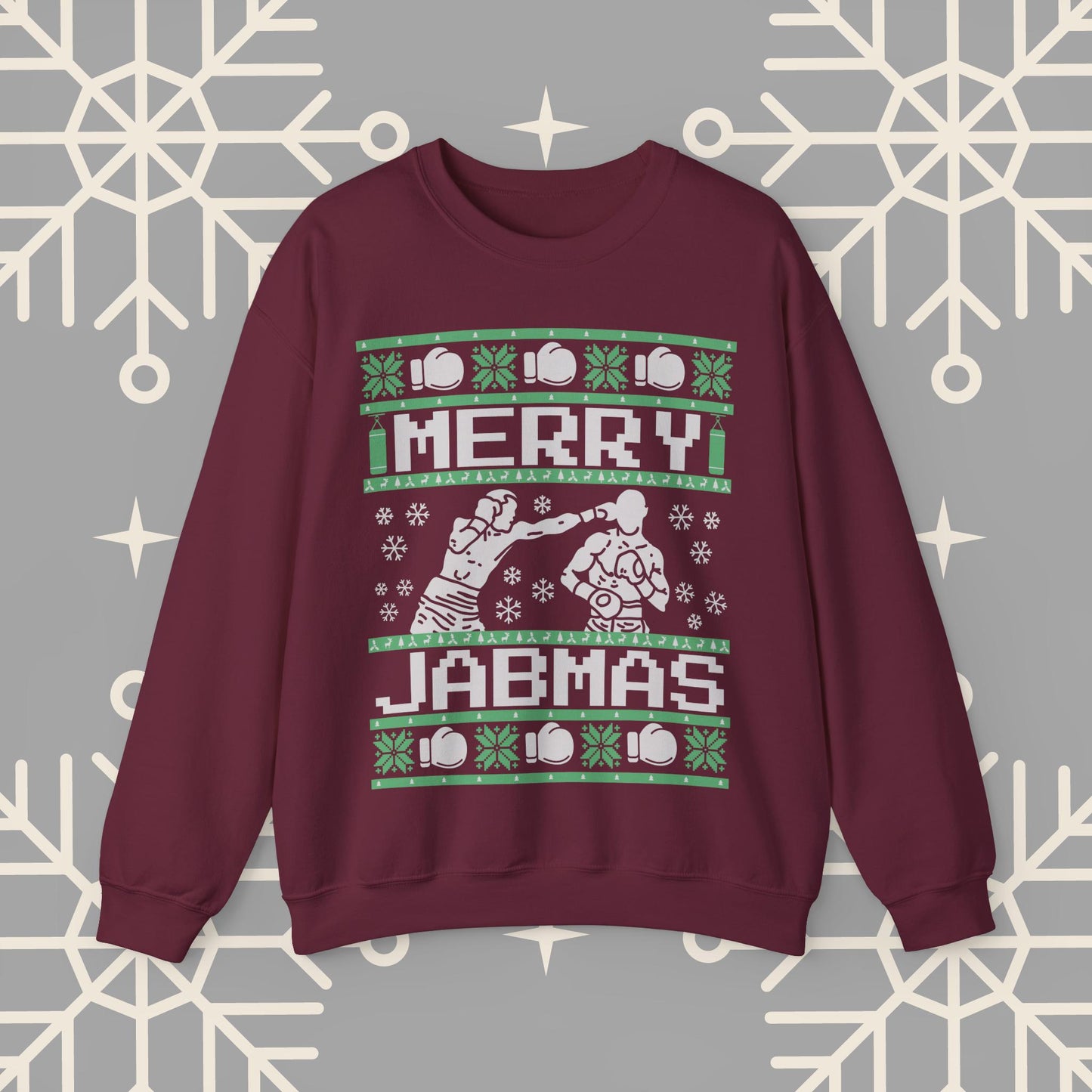 Merry Jabmas Ugly Christmas , Boxing Christmas Sweatshirt, Funny Boxer Shirt, Boxing Gift for Men and Women