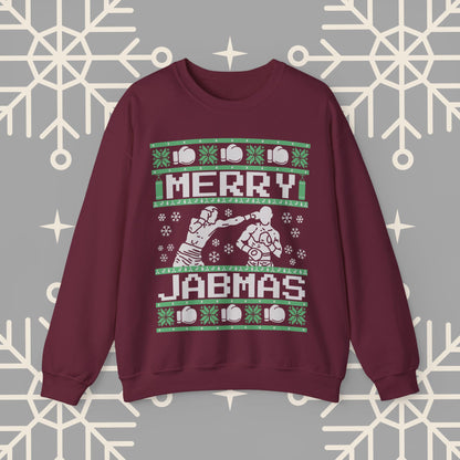 Merry Jabmas Ugly Christmas , Boxing Christmas Sweatshirt, Funny Boxer Shirt, Boxing Gift for Men and Women