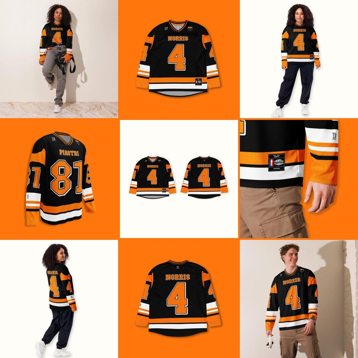 Racing Apparel , Bold #27 Oversized Racing Hockey Jersey
