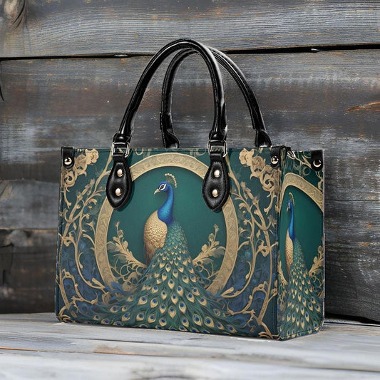 Majestic Peacock Bag Cute Crossbody Bag Unique Purse Cute Purse, Luxury Bag Vegan Leather Bags Printed Designer Bag