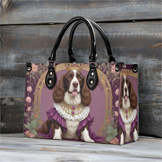 Spaniel- Art Nouveau Royal Dog Portrait Bag Cute Crossbody Bag Unique Purse Cute Purse, Luxury Bag Vegan Leather Bags Printed Designer Bag