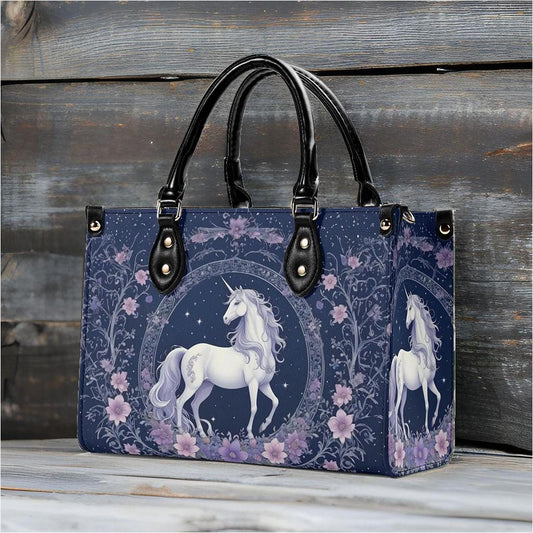 Enchanted Unicorn Bag Cute Crossbody Bag Unique Purse Cute Purse, Luxury Bag Vegan Leather Bags Printed Designer Bag