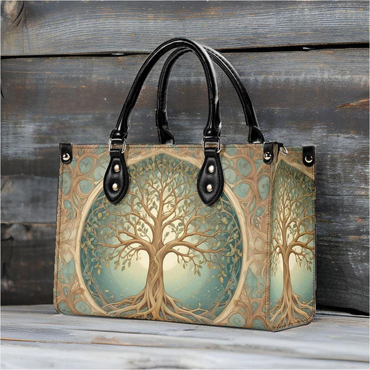 Tree of Life Art Nouveau Bag Cute Crossbody Bag Unique Purse Cute Purse, Luxury Bag Vegan Leather Bags Printed Designer Bag