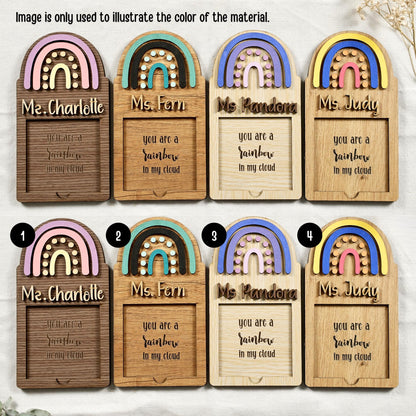 Personalized Wood Christmas Ornament: Laser Cut Xmas Bauble